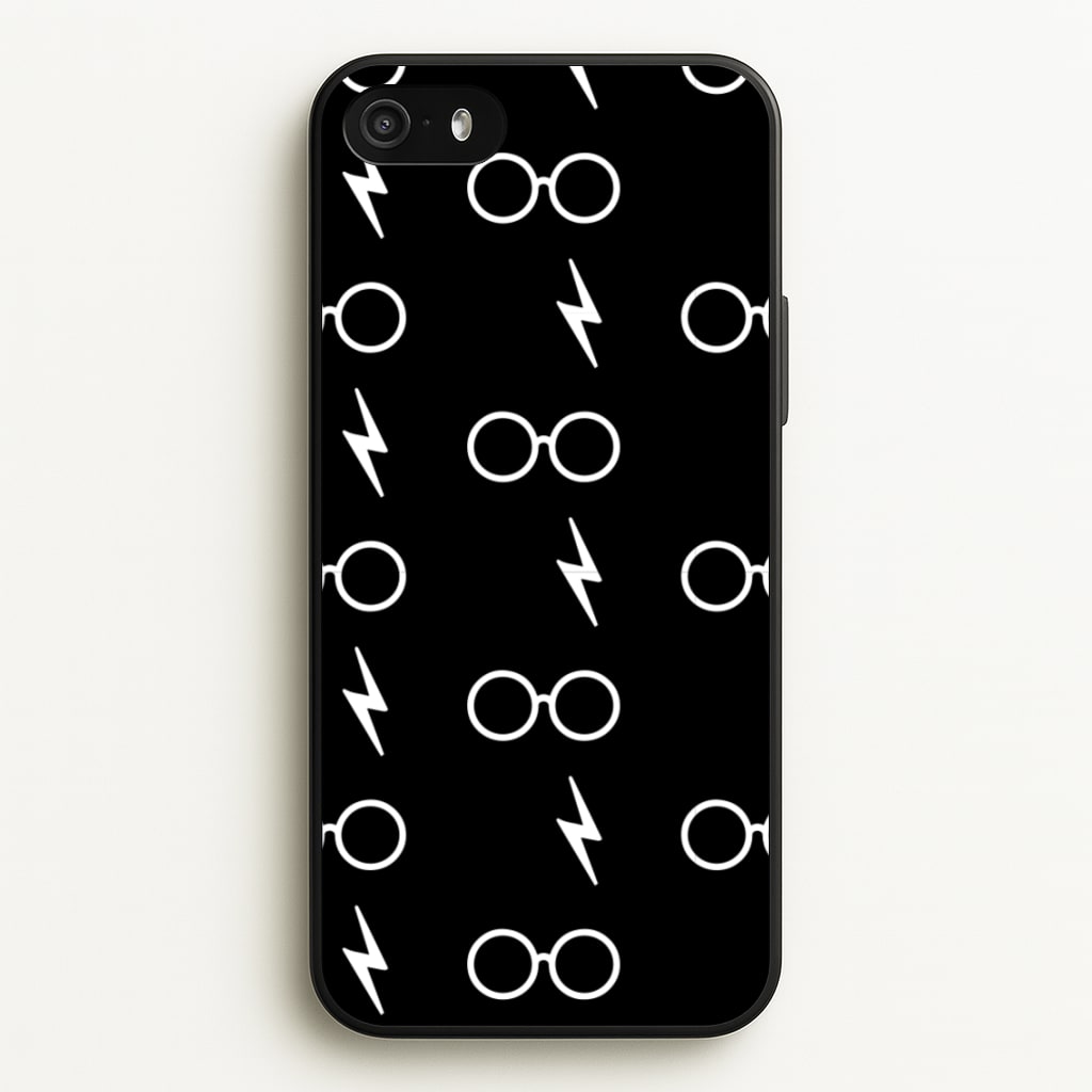 Glasses & Scar Pattern - Harry Potter Phone Case for iPhone 5 / 5s / SE 2016