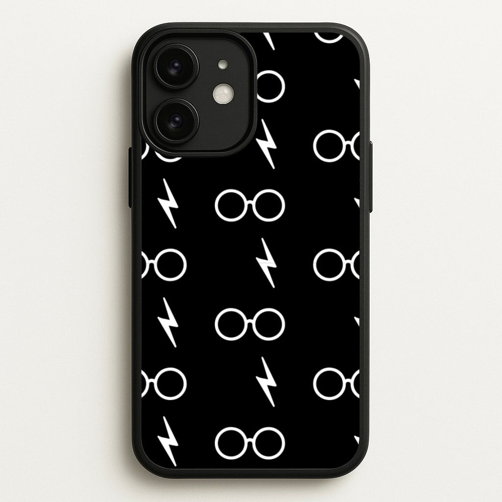 Glasses & Scar Pattern - Harry Potter Phone Case for iPhone 11