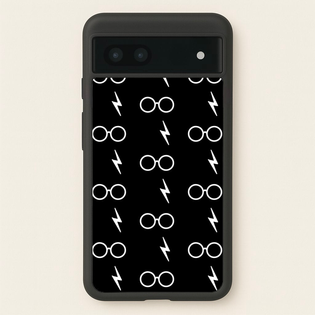 Glasses & Scar Pattern - Harry Potter Phone Case for Google Pixel 6a