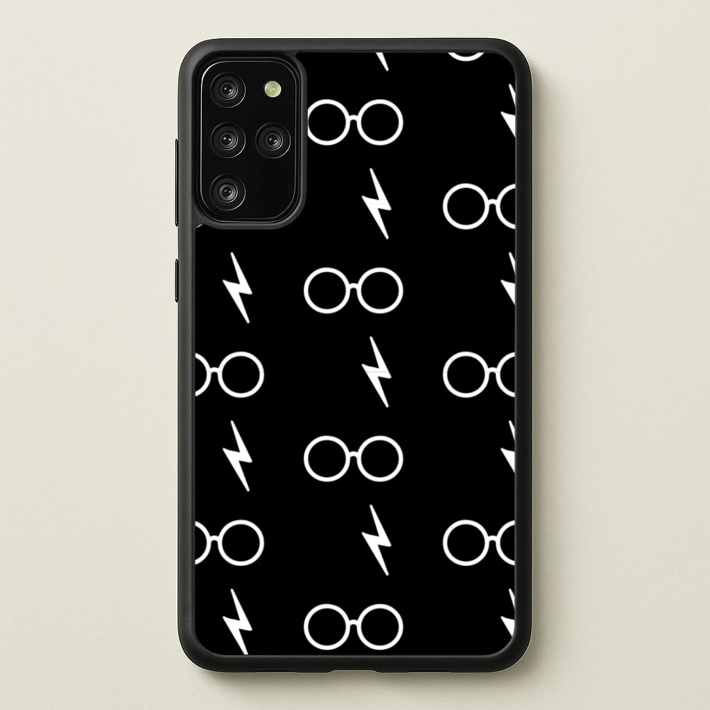 Glasses & Scar Pattern - Harry Potter Phone Case for Galaxy S20 Plus