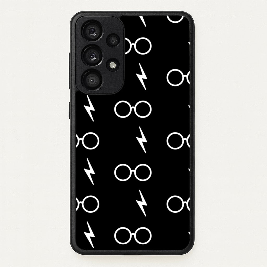 Glasses & Scar Pattern - Harry Potter Phone Case for Galaxy A33