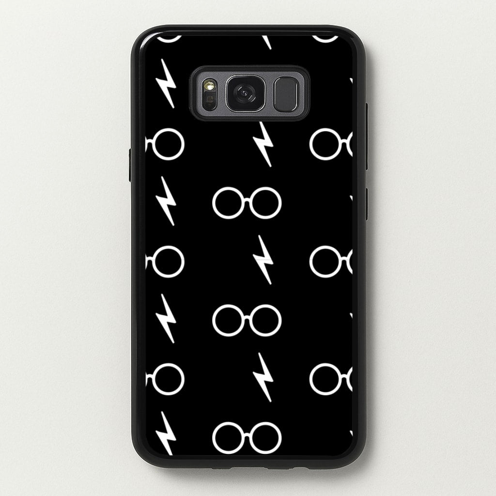 Glasses & Scar Pattern - Harry Potter Phone Case for Galaxy S8 Plus