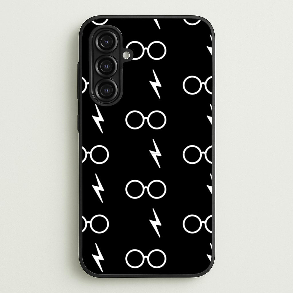 Glasses & Scar Pattern - Harry Potter Phone Case for Galaxy A16