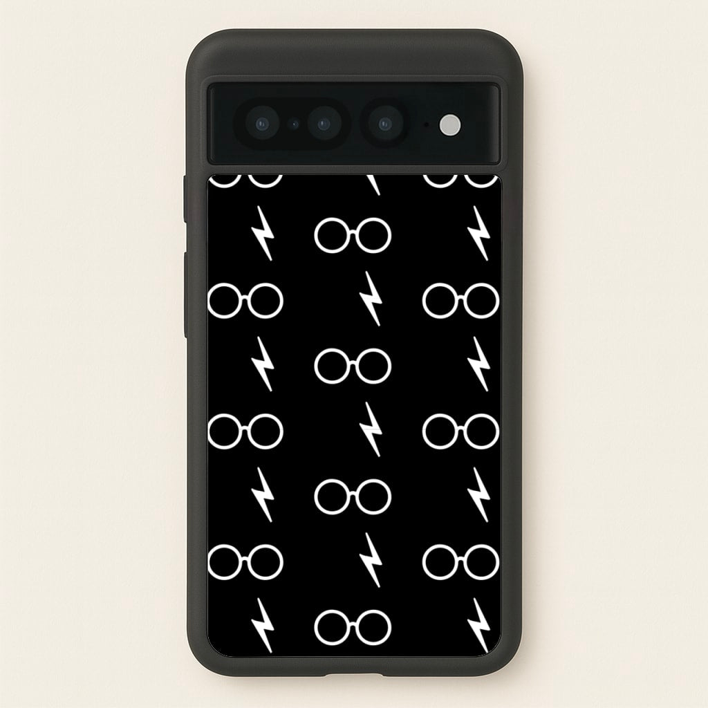 Glasses & Scar Pattern - Harry Potter Phone Case for Google Pixel 7 Pro