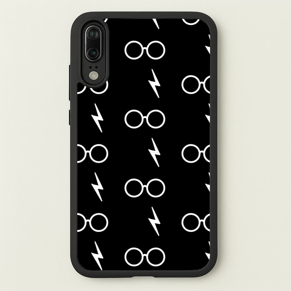 Glasses & Scar Pattern - Harry Potter Phone Case for Huawei P20