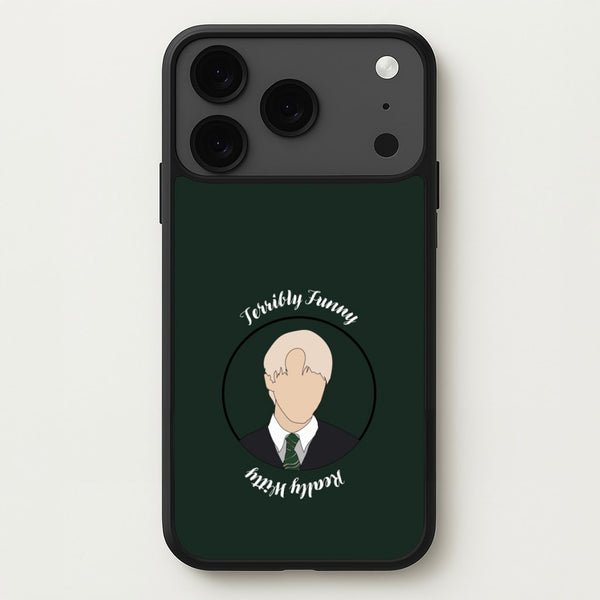 Terribly Funny, Really Witty Draco Malfoy Phone Case for iPhone 17 Pro