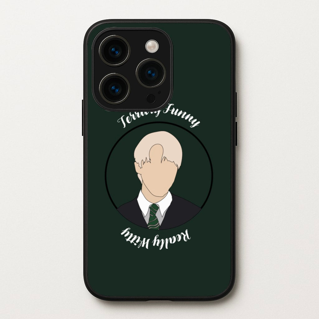 Terribly Funny, Really Witty Draco Malfoy - Harry Potter Phone Case for iPhone 15 Pro Max