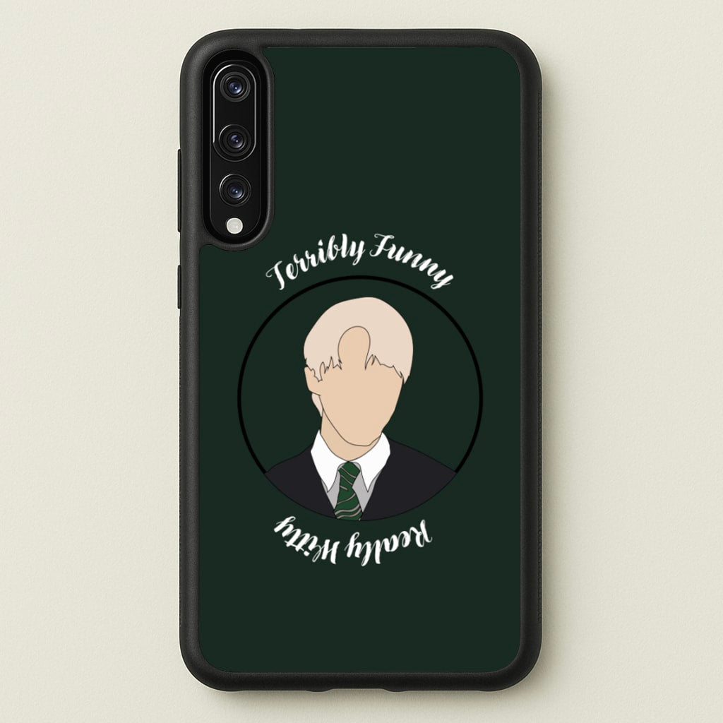 Terribly Funny, Really Witty Draco Malfoy - Harry Potter Phone Case for Huawei P20 Pro