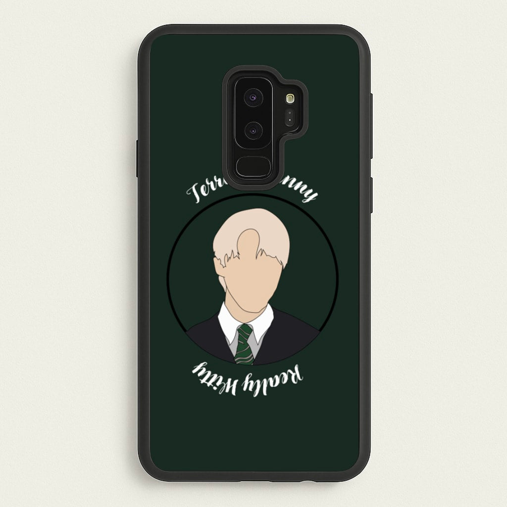 Terribly Funny, Really Witty Draco Malfoy - Harry Potter Phone Case for Galaxy S9 Plus