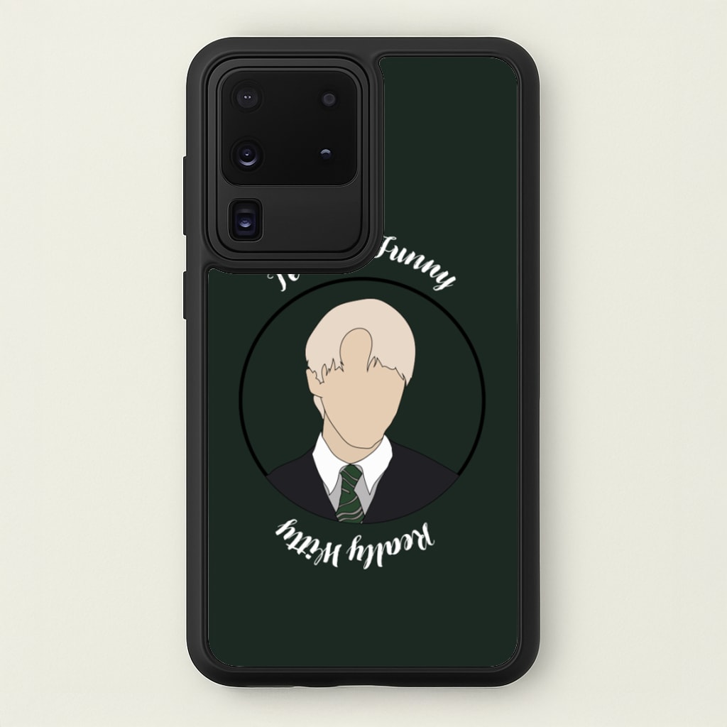 Terribly Funny, Really Witty Draco Malfoy - Harry Potter Phone Case for Galaxy S20 Ultra