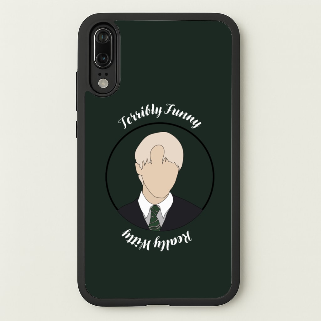 Terribly Funny, Really Witty Draco Malfoy - Harry Potter Phone Case for Huawei P20