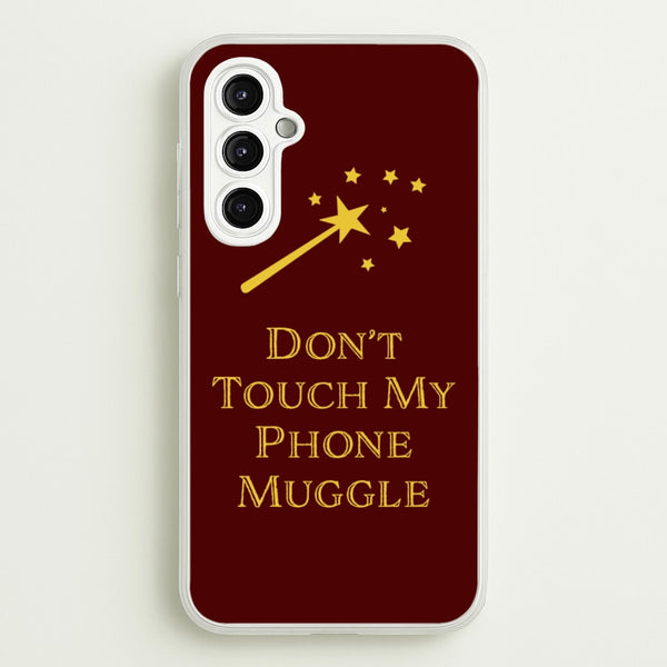 Don't Touch Muggle - Harry Potter - Harry Potter Phone Case for Galaxy A14