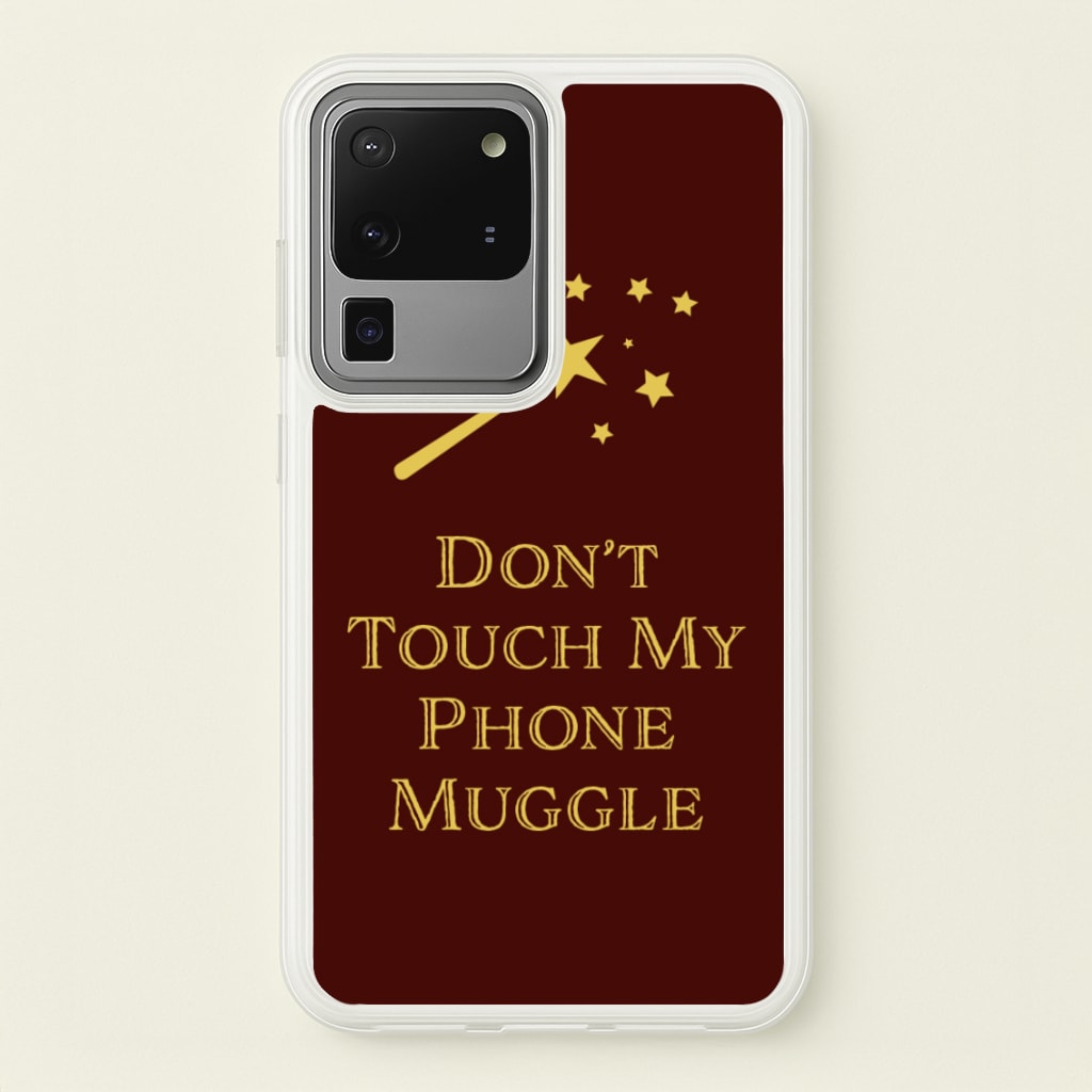 Don't Touch Muggle - Harry Potter - Harry Potter Phone Case for Galaxy S20 Ultra