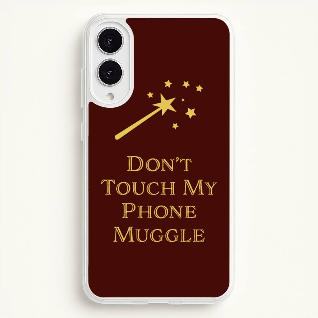 Don't Touch Muggle - Harry Potter - Harry Potter Phone Case for Galaxy S25 Edge