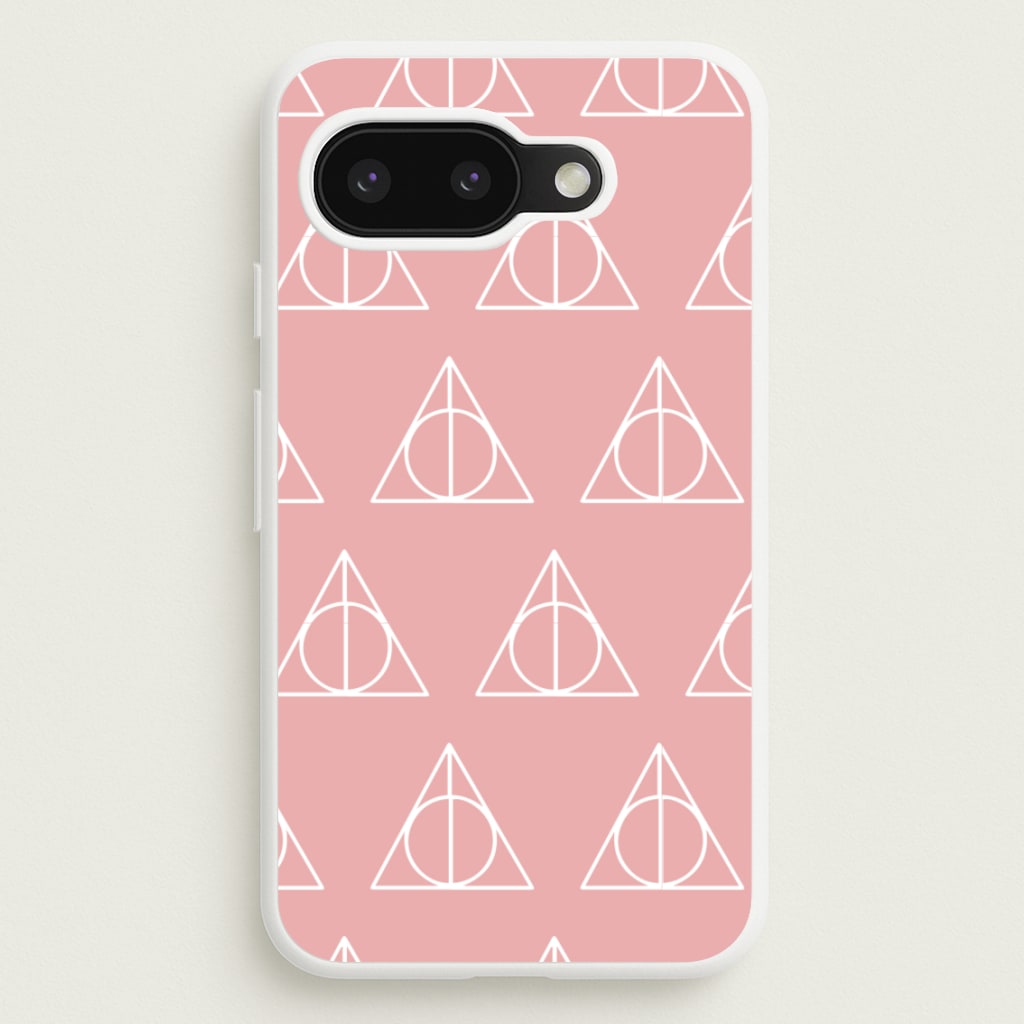 The Deathly Hallows Symbol Pattern - Harry Potter Phone Case for Google Pixel 9a
