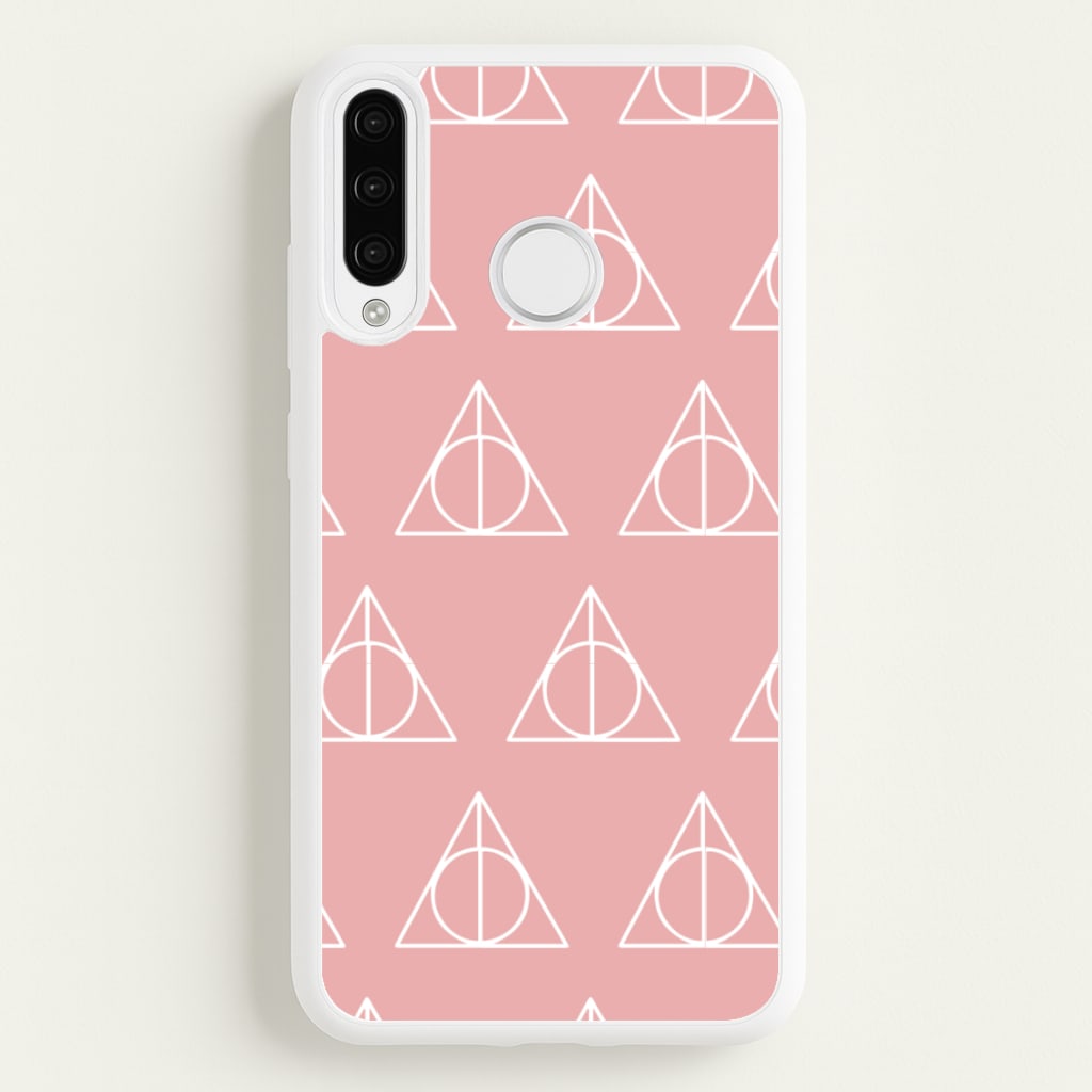 The Deathly Hallows Symbol Pattern - Harry Potter Phone Case for Huawei P30 Lite