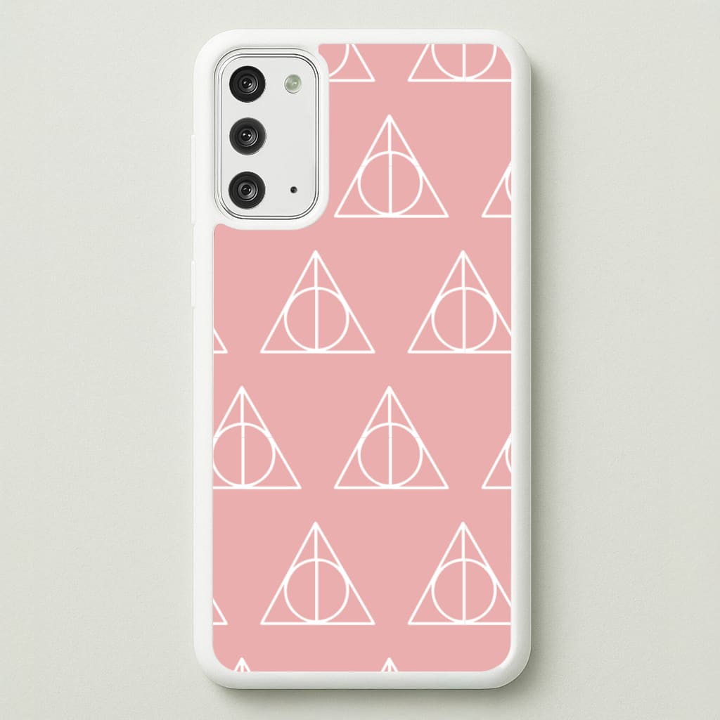 The Deathly Hallows Symbol Pattern - Harry Potter Phone Case for Galaxy Note 20