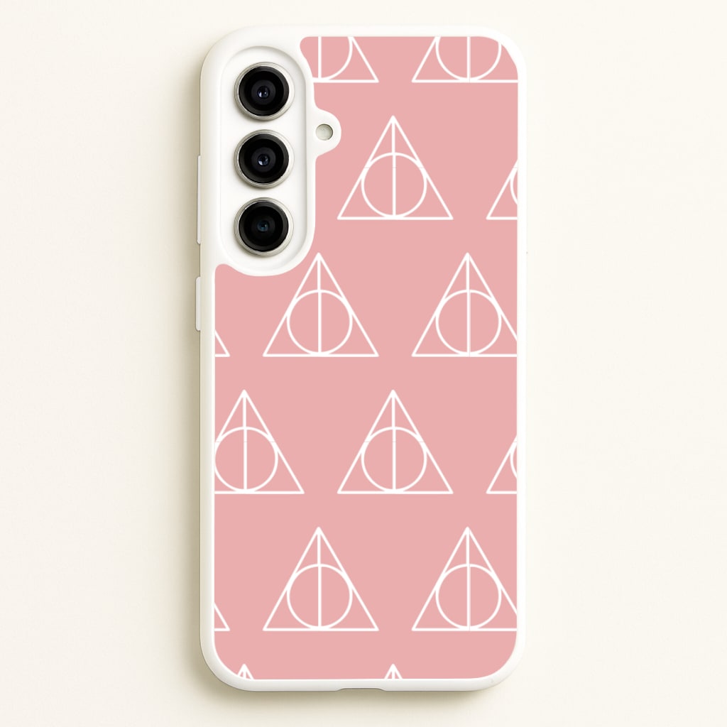 The Deathly Hallows Symbol Pattern - Harry Potter Phone Case for Galaxy A56