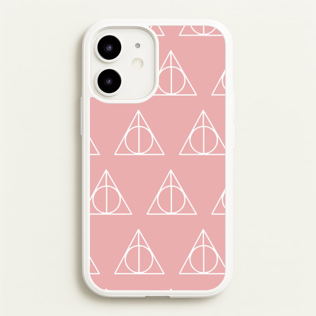 The Deathly Hallows Symbol Pattern - Harry Potter Phone Case for iPhone 12 / 12 Pro