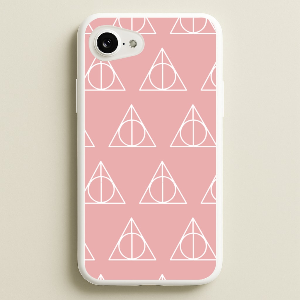 The Deathly Hallows Symbol Pattern - Harry Potter Phone Case for iPhone 16e
