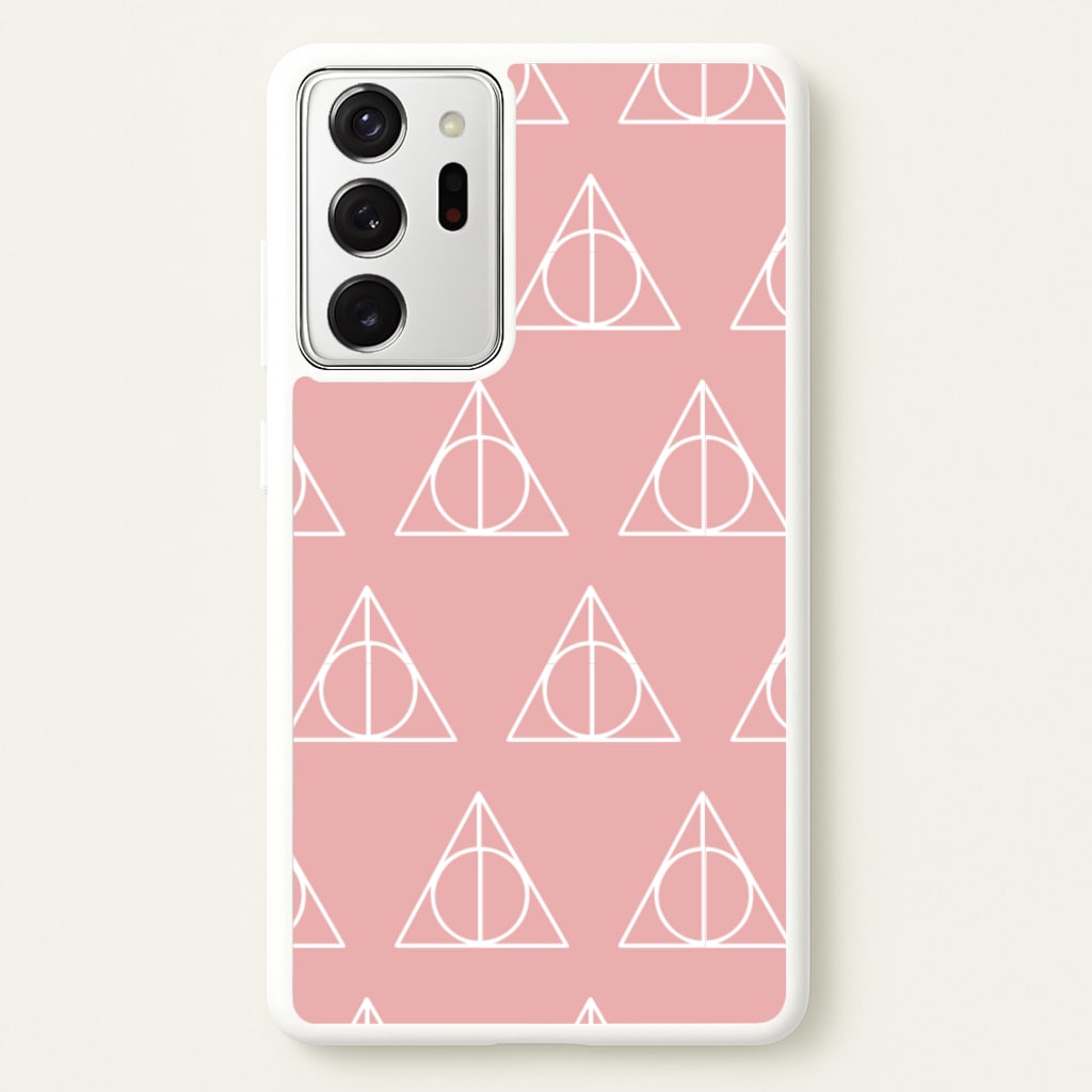 The Deathly Hallows Symbol Pattern - Harry Potter Phone Case for Galaxy Note 20 Ultra