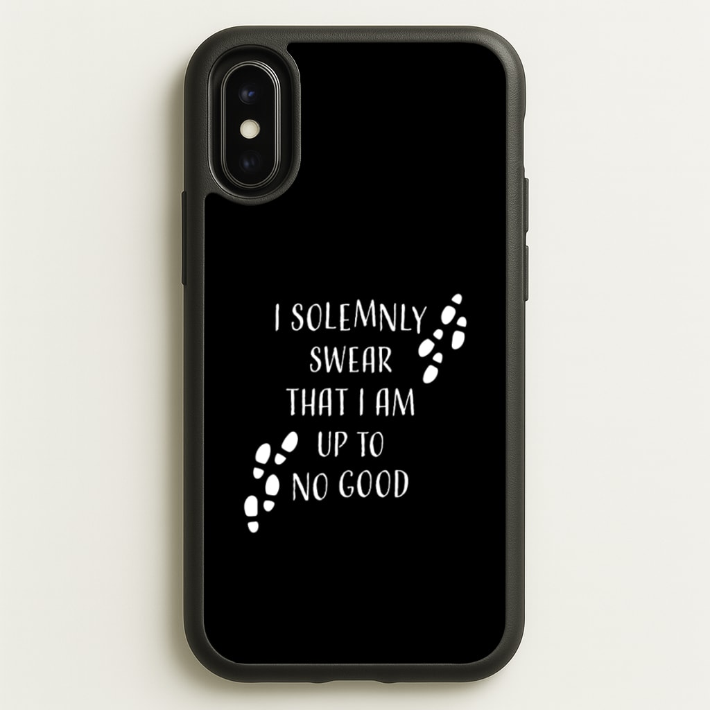 I Solemnly Swear - Harry Potter Phone Case for iPhone X / XS