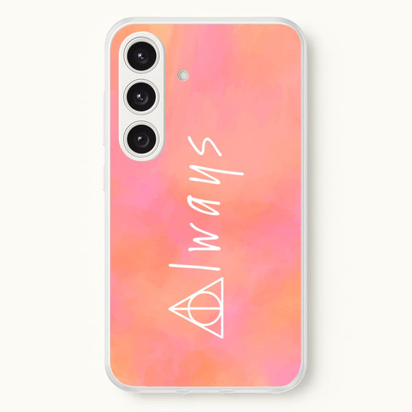Deathly Always - Harry Potter Phone Case for Galaxy S25 Plus