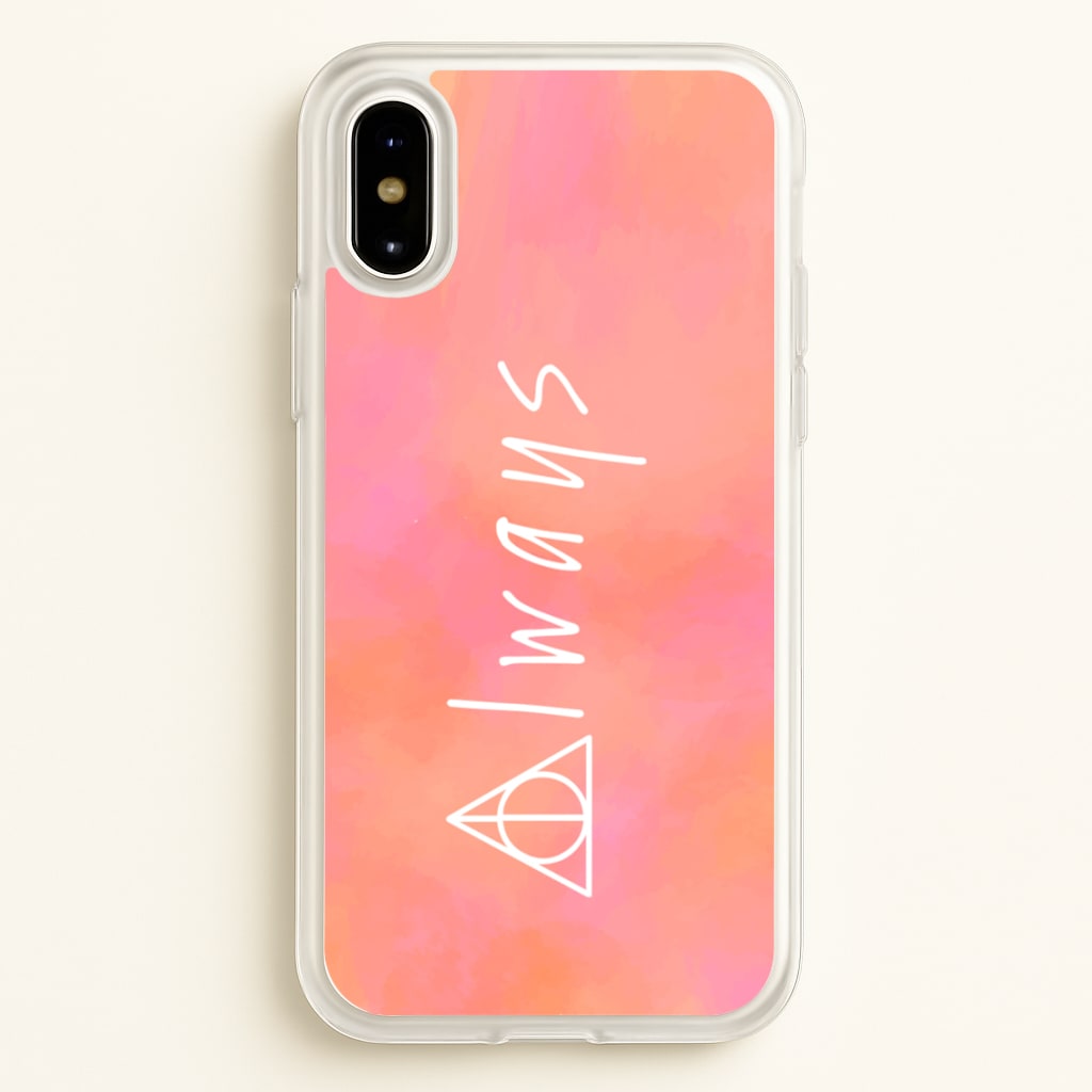 Deathly Always - Harry Potter Phone Case for iPhone X / XS