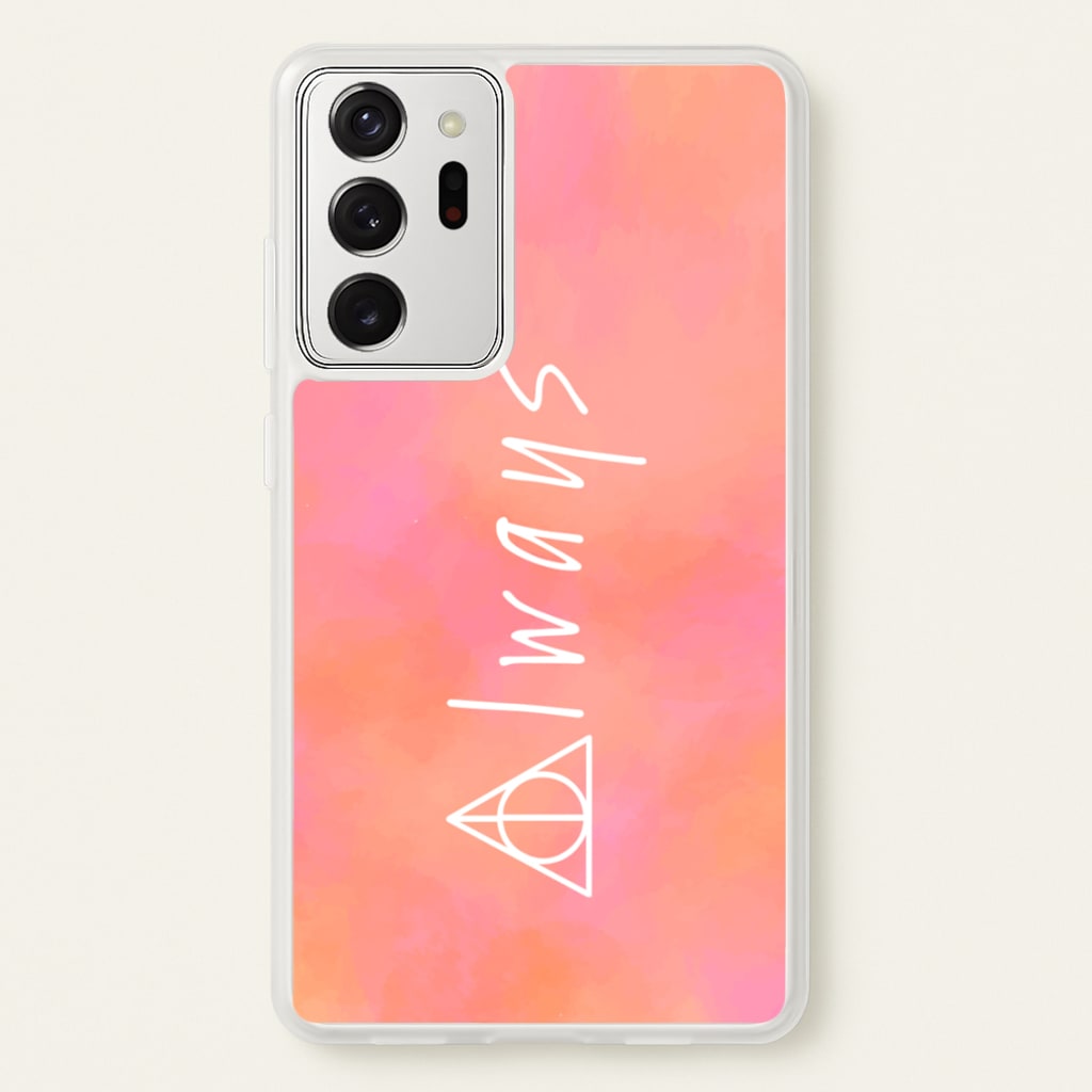 Deathly Always - Harry Potter Phone Case for Galaxy Note 20 Ultra