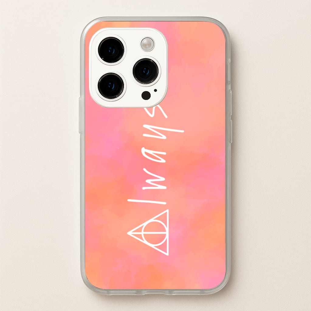 Deathly Always - Harry Potter Phone Case for iPhone 14 Pro