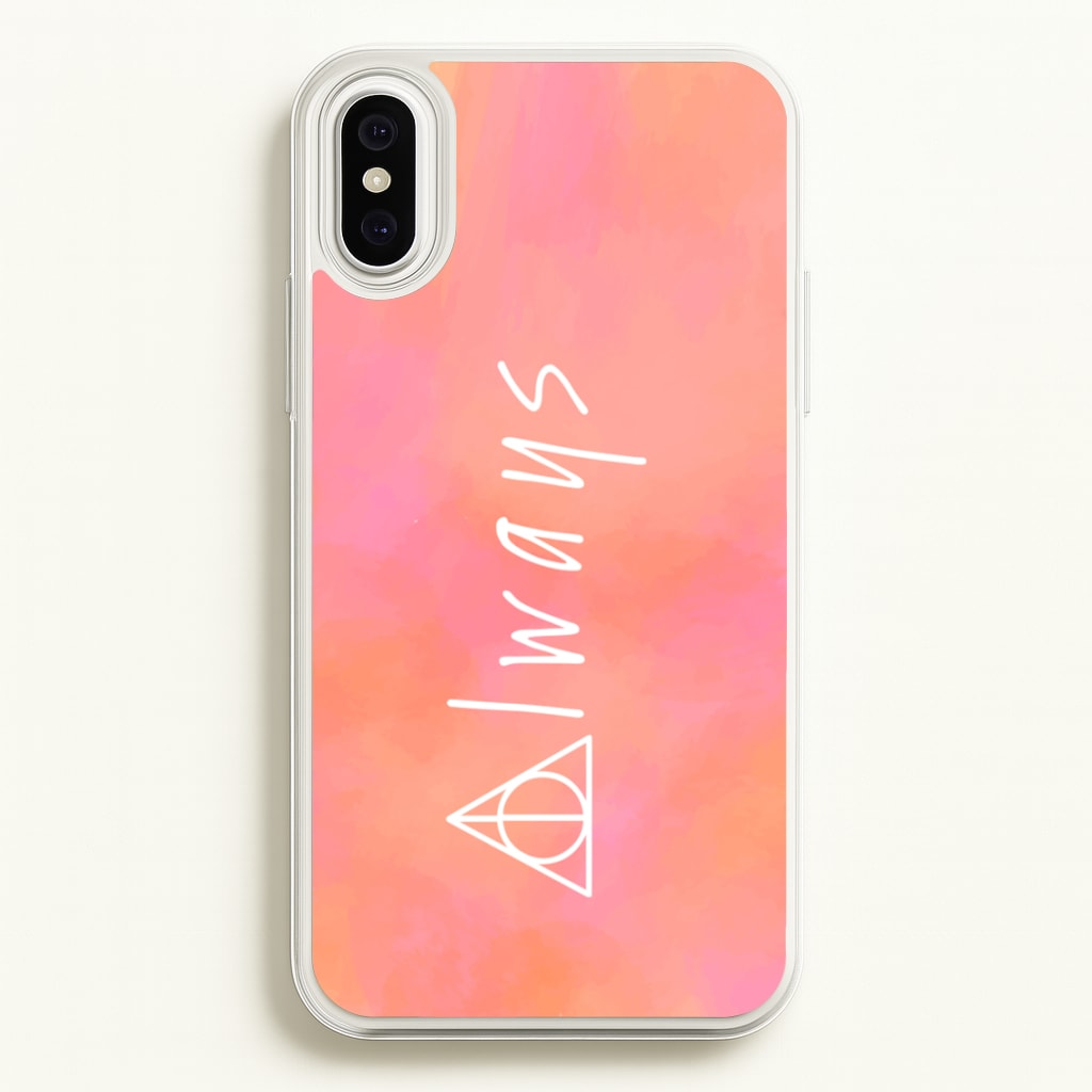 Deathly Always - Harry Potter Phone Case for iPhone XS Max