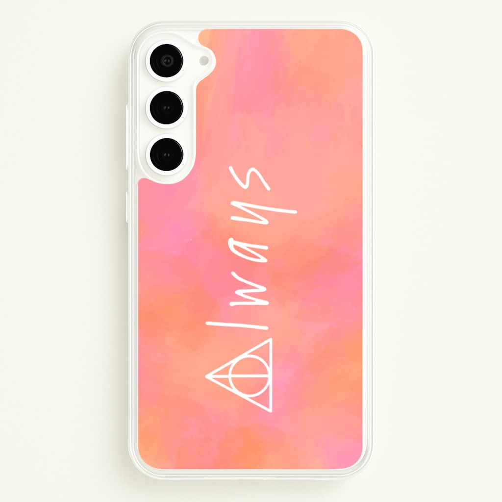 Deathly Always - Harry Potter Phone Case for Galaxy S23