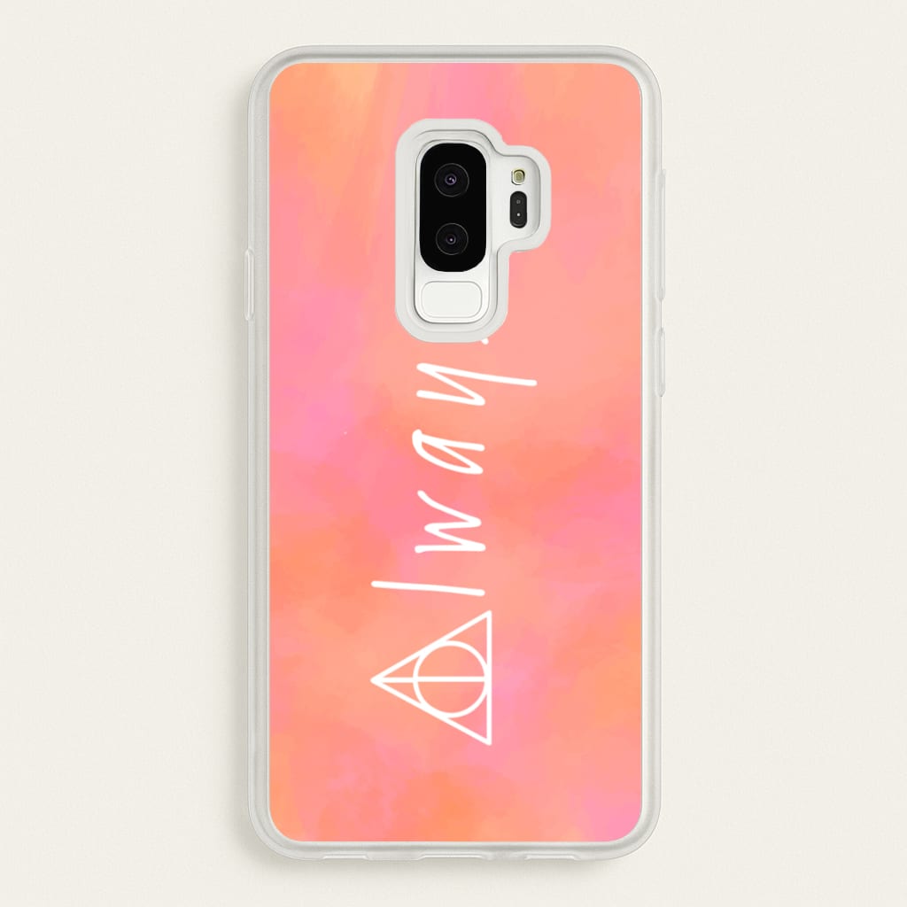 Deathly Always - Harry Potter Phone Case for Galaxy S9 Plus