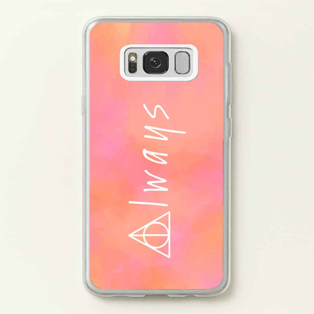 Deathly Always - Harry Potter Phone Case for Galaxy S8 Plus