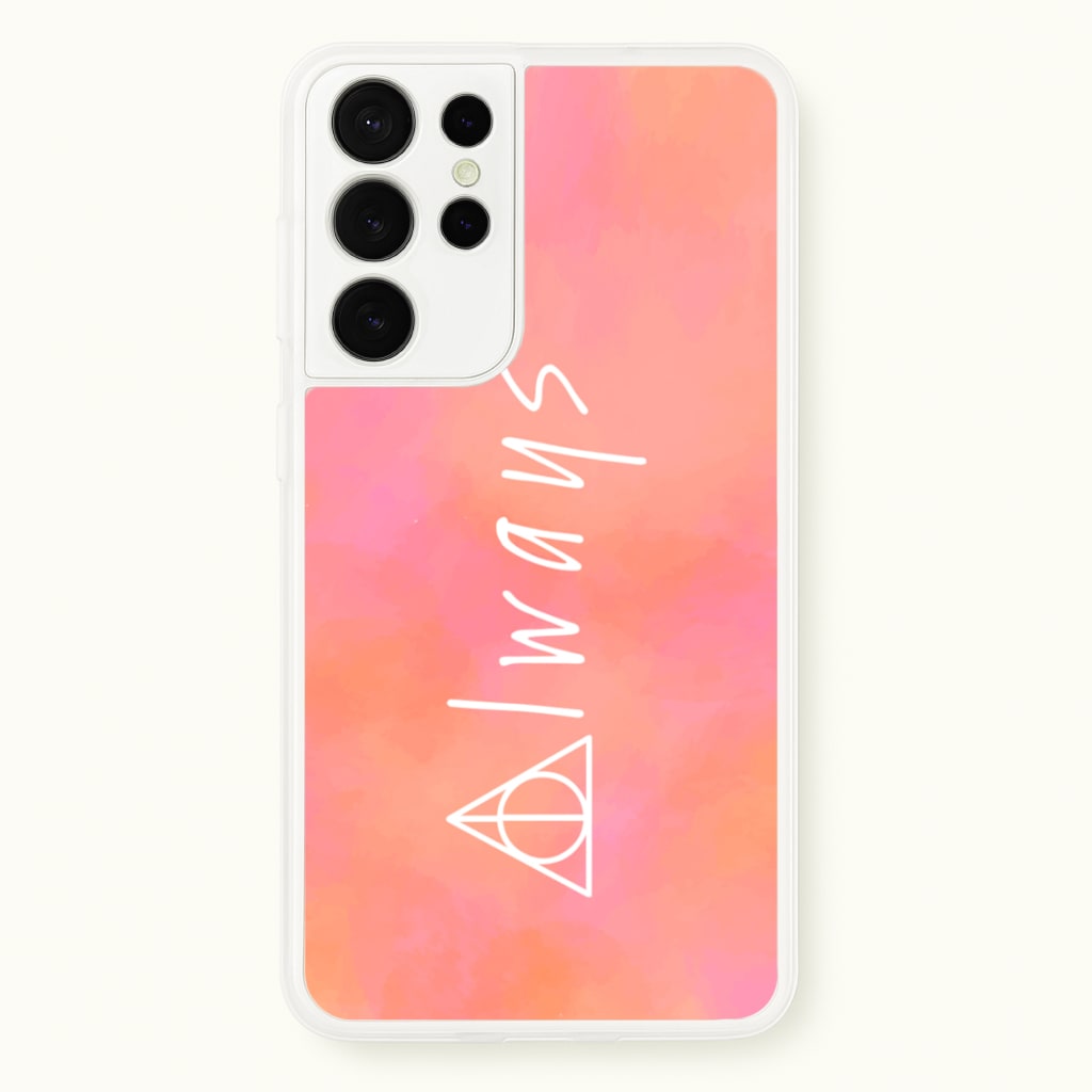 Deathly Always - Harry Potter Phone Case for Galaxy S21 Ultra