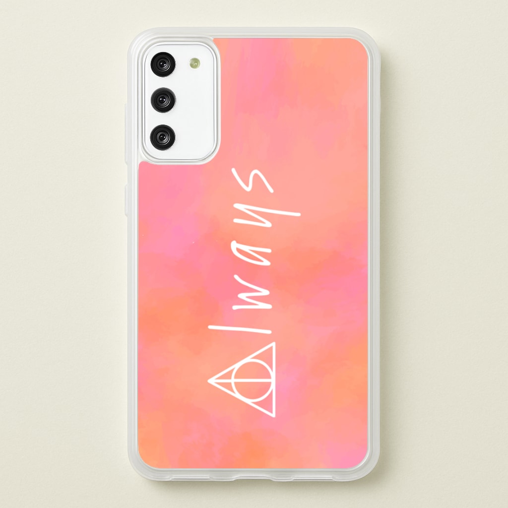 Deathly Always - Harry Potter Phone Case for Galaxy S20