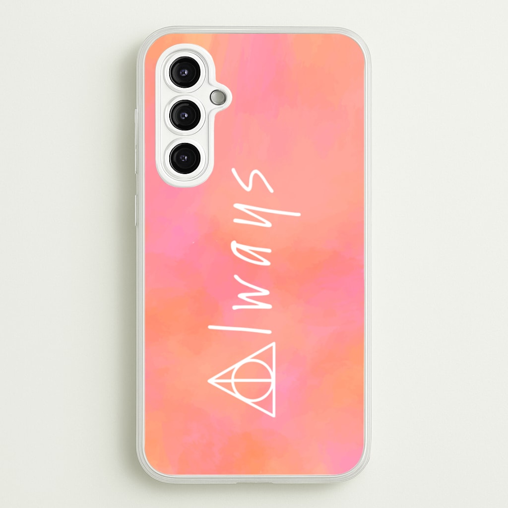 Deathly Always - Harry Potter Phone Case for Galaxy A14