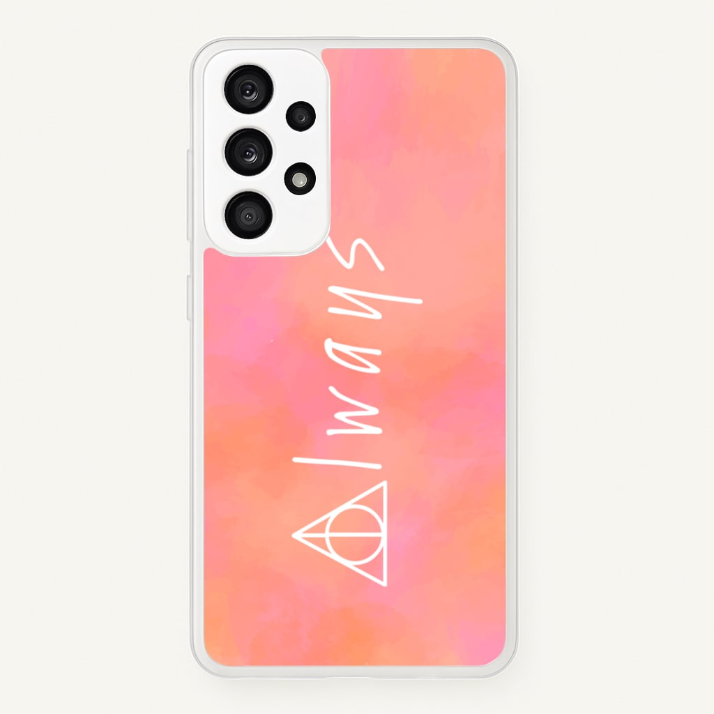 Deathly Always - Harry Potter Phone Case for Galaxy A53