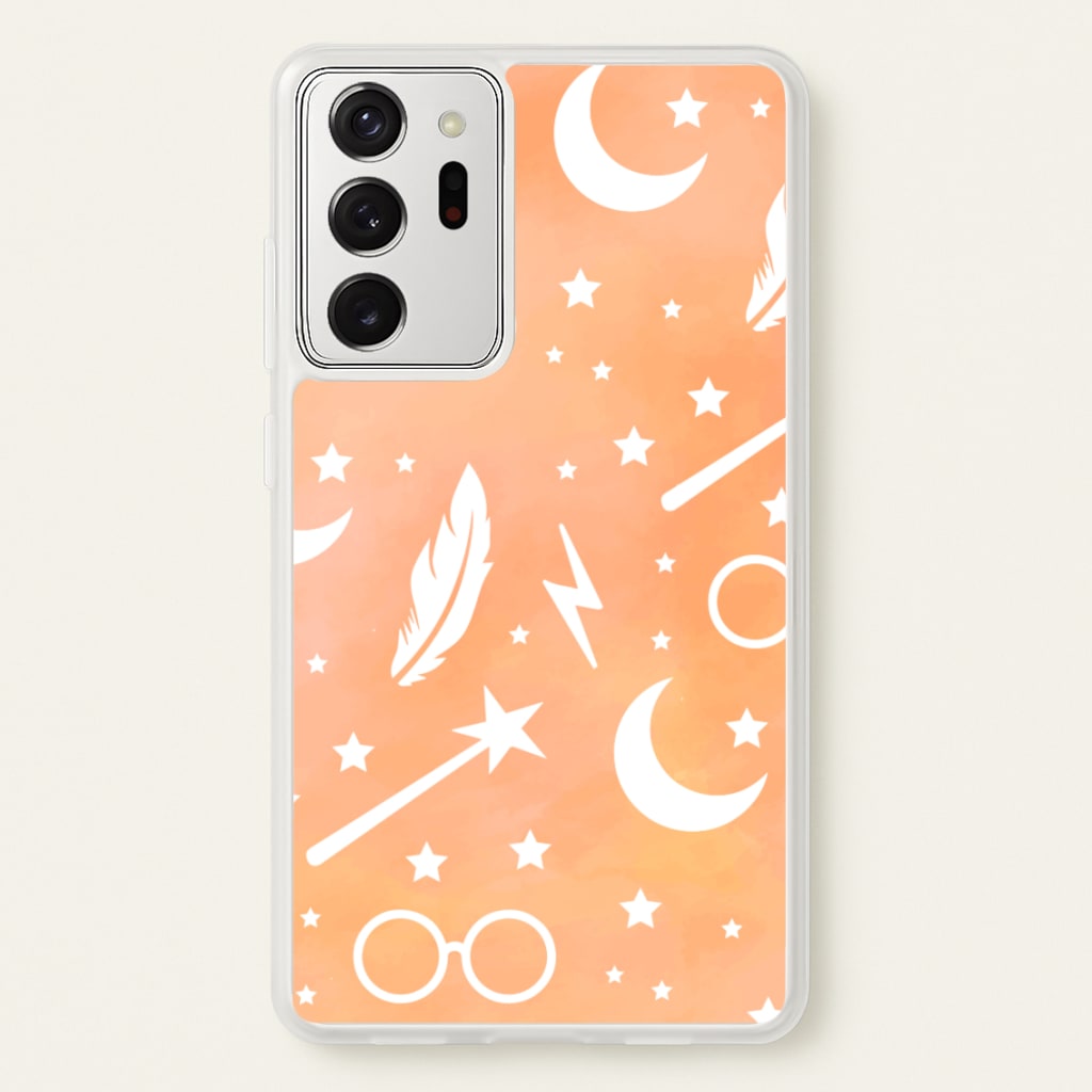 Wizard Icon Patterns - Harry Potter Phone Case for Galaxy Note 20 Ultra