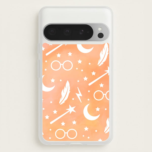 Wizard Icon Patterns - Harry Potter Phone Case for Google Pixel 9 Pro XL