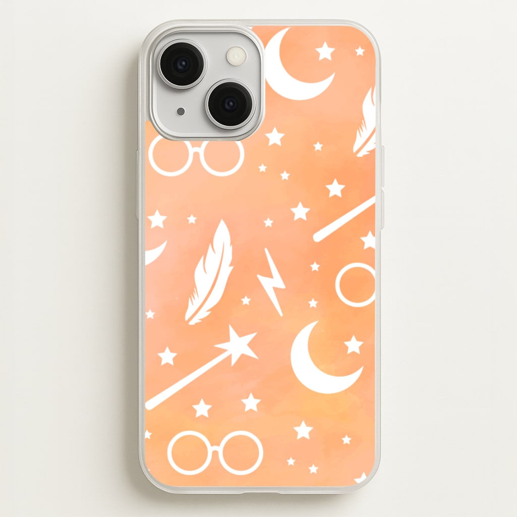 Wizard Icon Patterns - Harry Potter Phone Case for iPhone 13 Mini