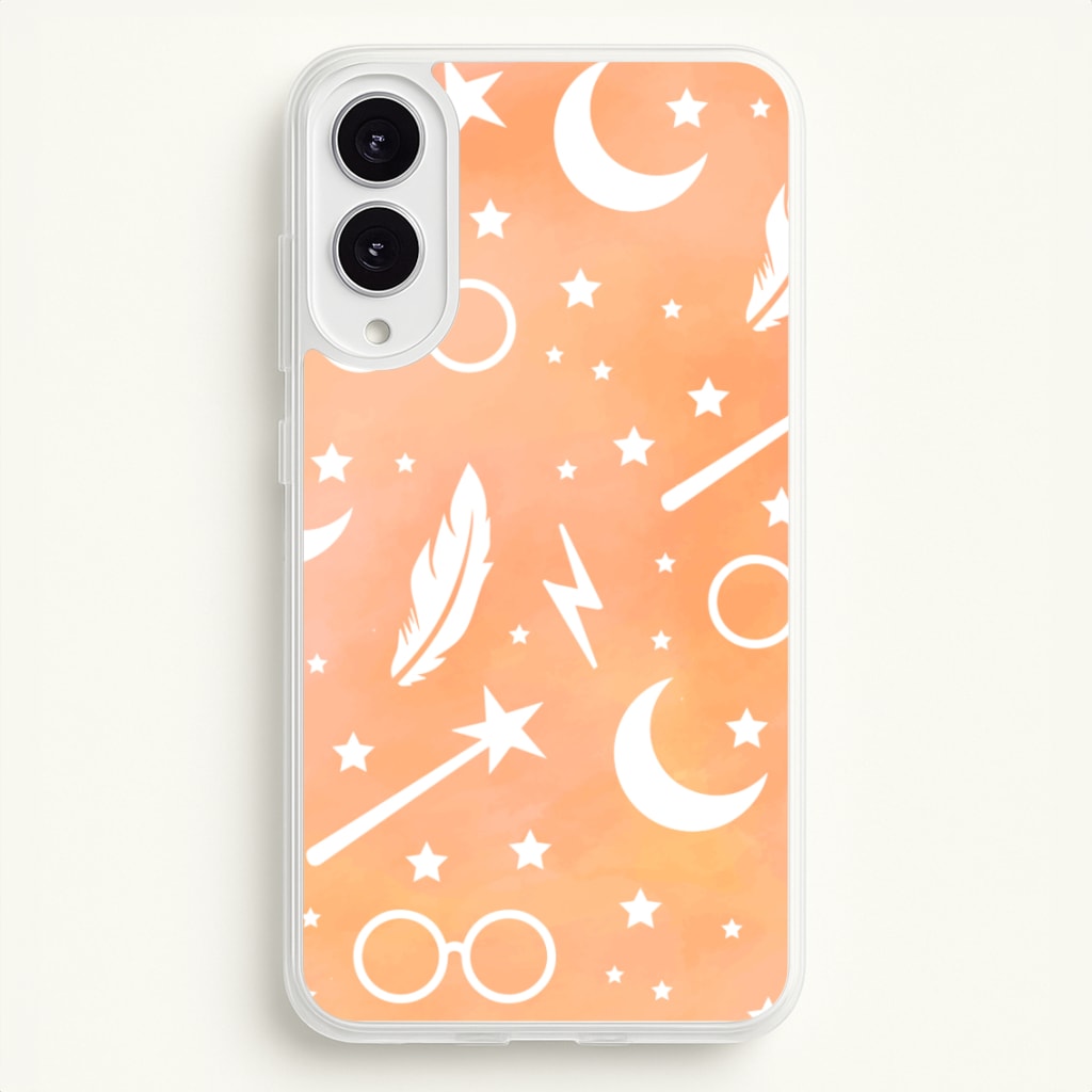 Wizard Icon Patterns - Harry Potter Phone Case for Galaxy S25 Edge