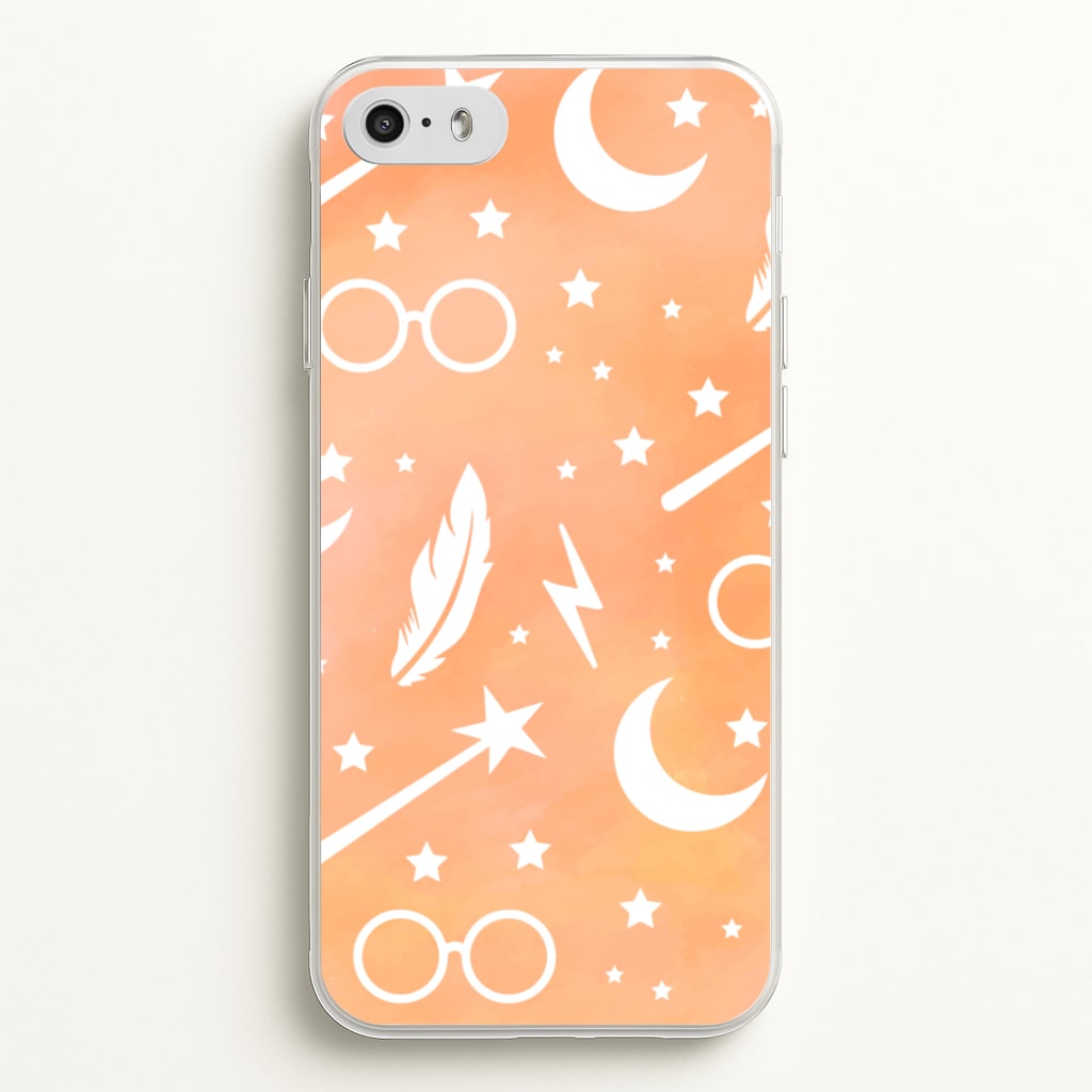 Wizard Icon Patterns - Harry Potter Phone Case for iPhone 5 / 5s / SE 2016
