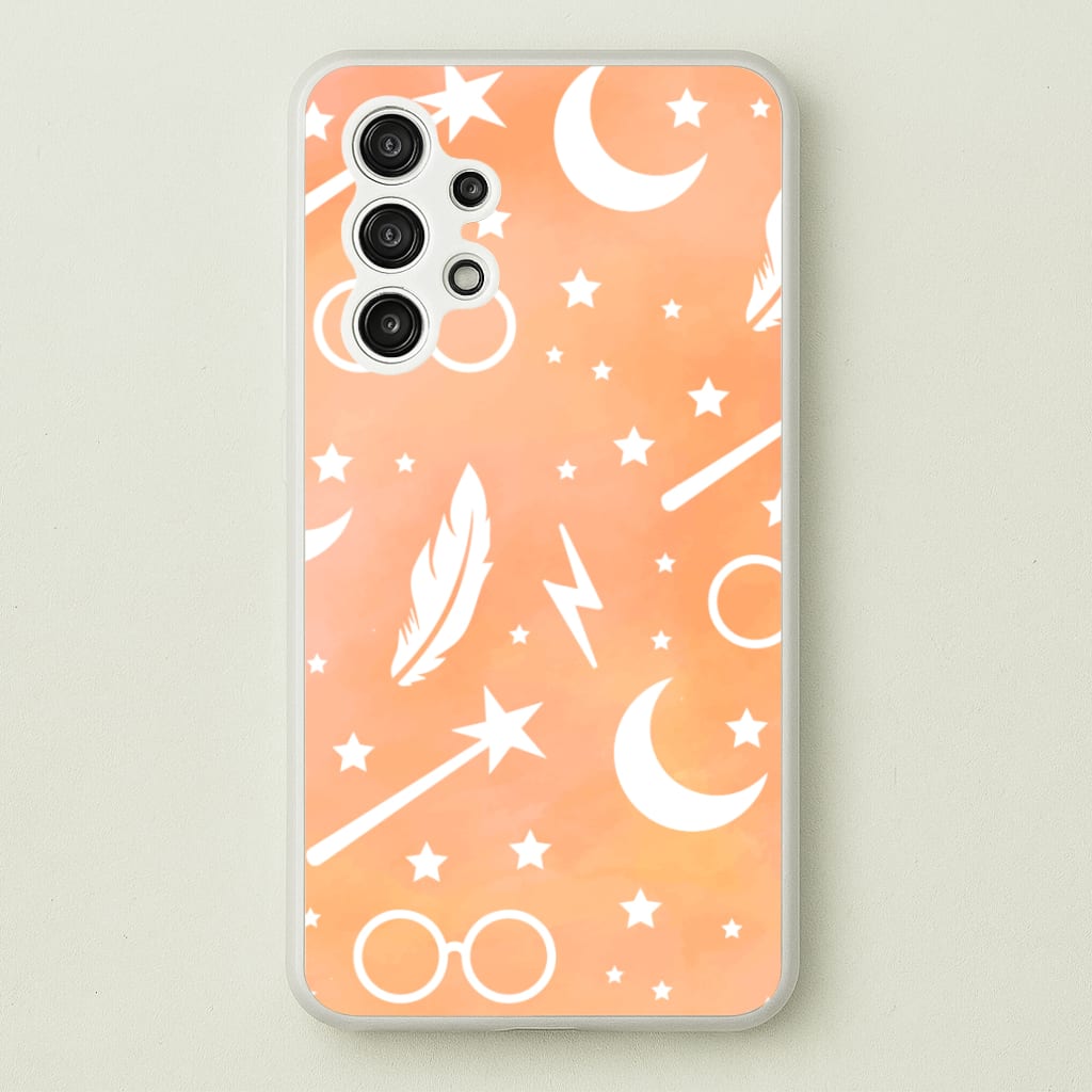 Wizard Icon Patterns - Harry Potter Phone Case for Galaxy A13