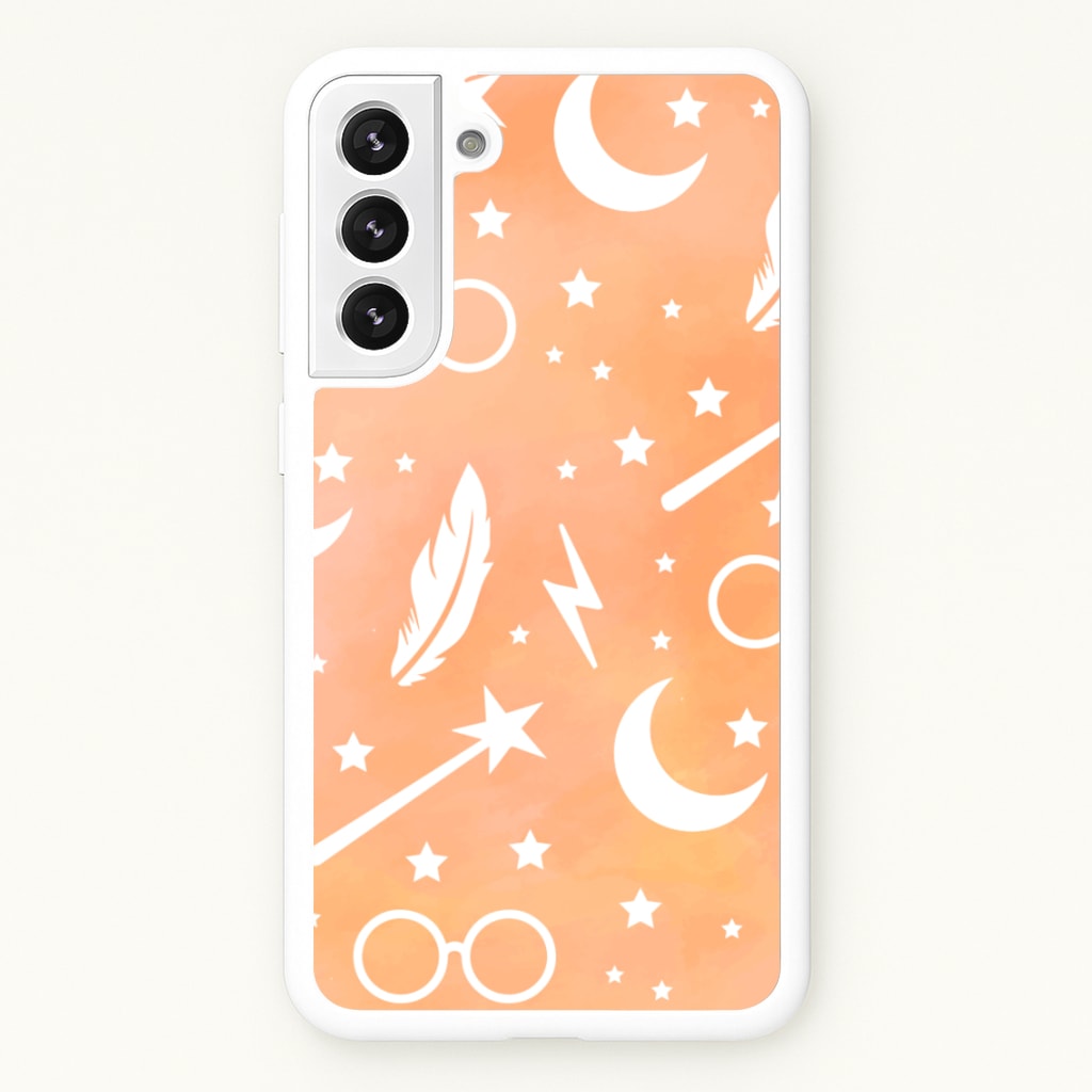 Wizard Icon Patterns - Harry Potter Phone Case for Galaxy S22 Plus
