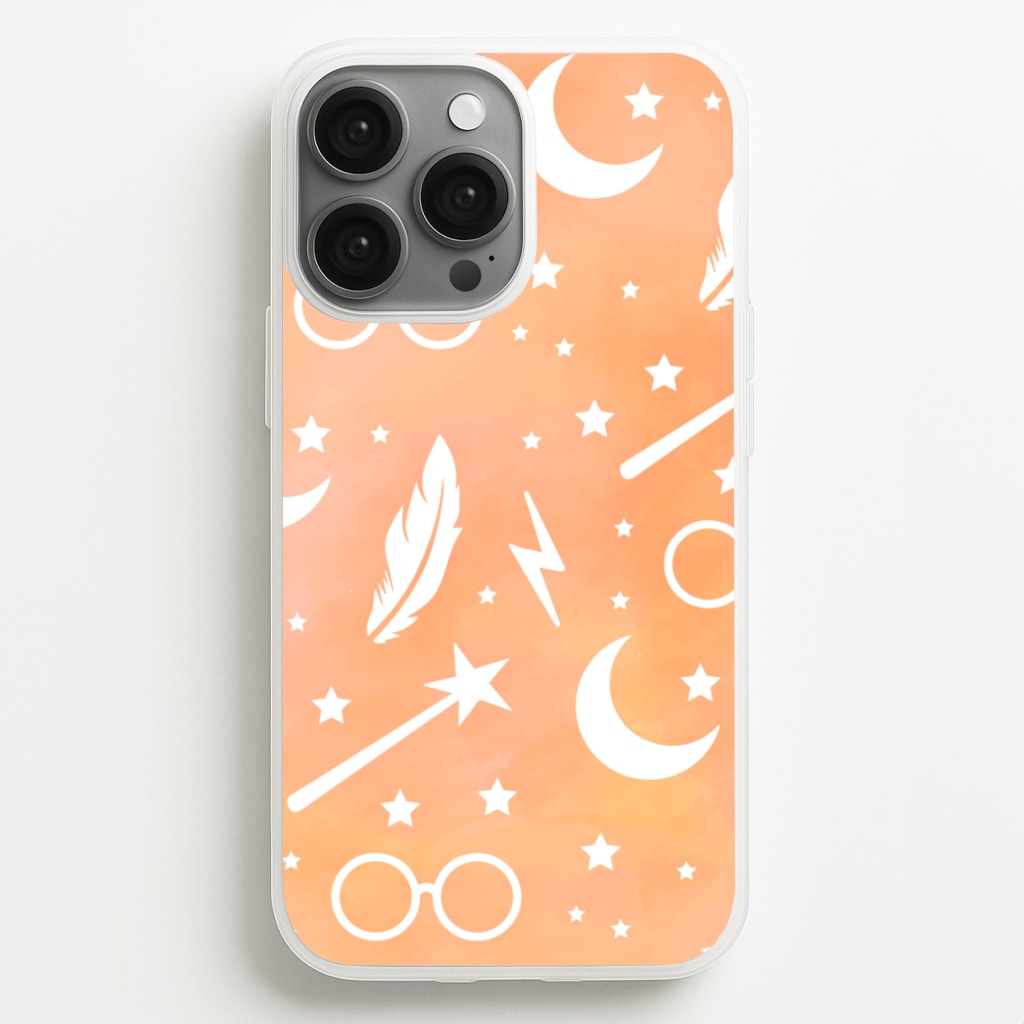 Wizard Icon Patterns - Harry Potter Phone Case for iPhone 13 Pro Max