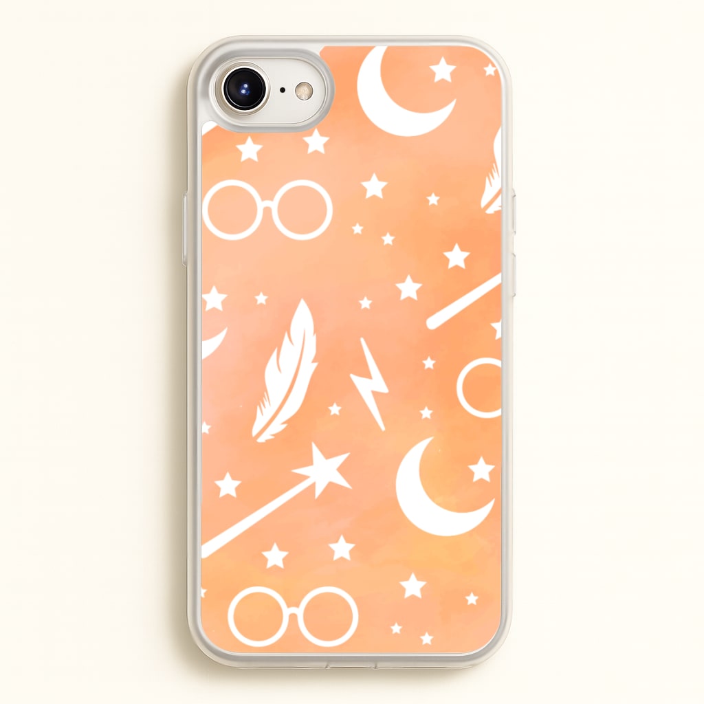 Wizard Icon Patterns - Harry Potter Phone Case for iPhone 6 / 7 / 8 / SE