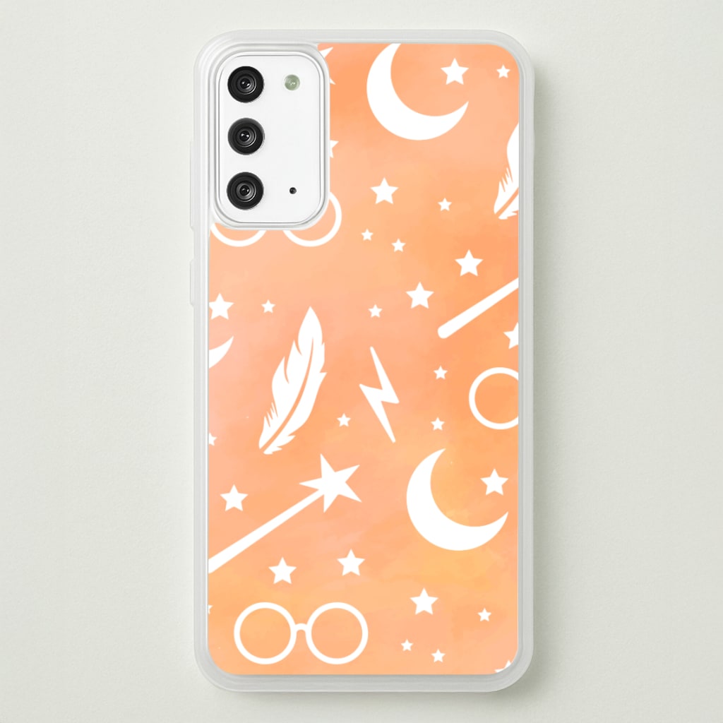 Wizard Icon Patterns - Harry Potter Phone Case for Galaxy Note 20