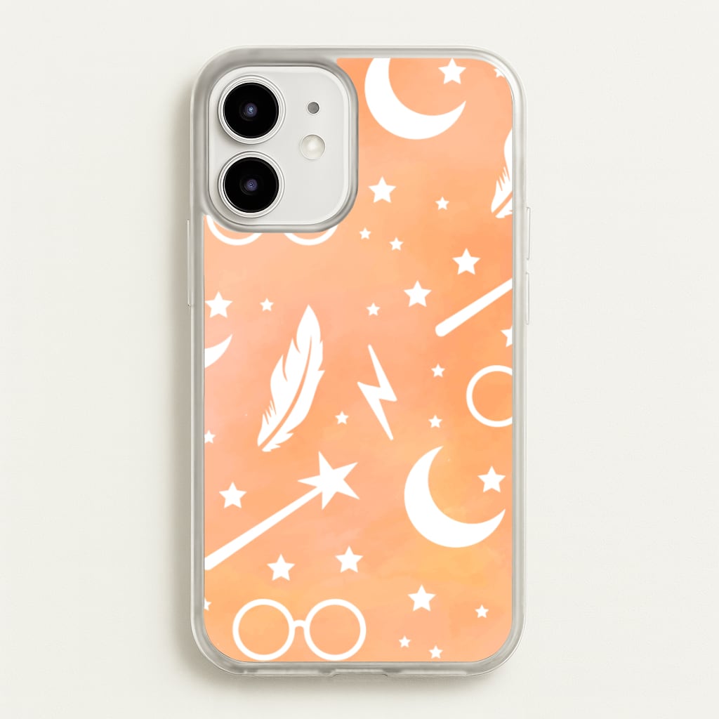 Wizard Icon Patterns - Harry Potter Phone Case for iPhone 12 / 12 Pro