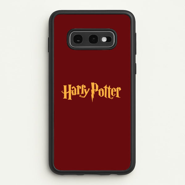 Game Typography - Hogwarts Legacy Phone Case for Galaxy S10e